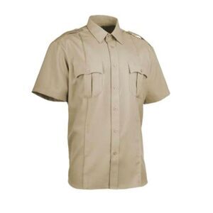 The Force Men's Tan Poly/Rayon Professional Performance Uniform Deputy Deluxe Sh